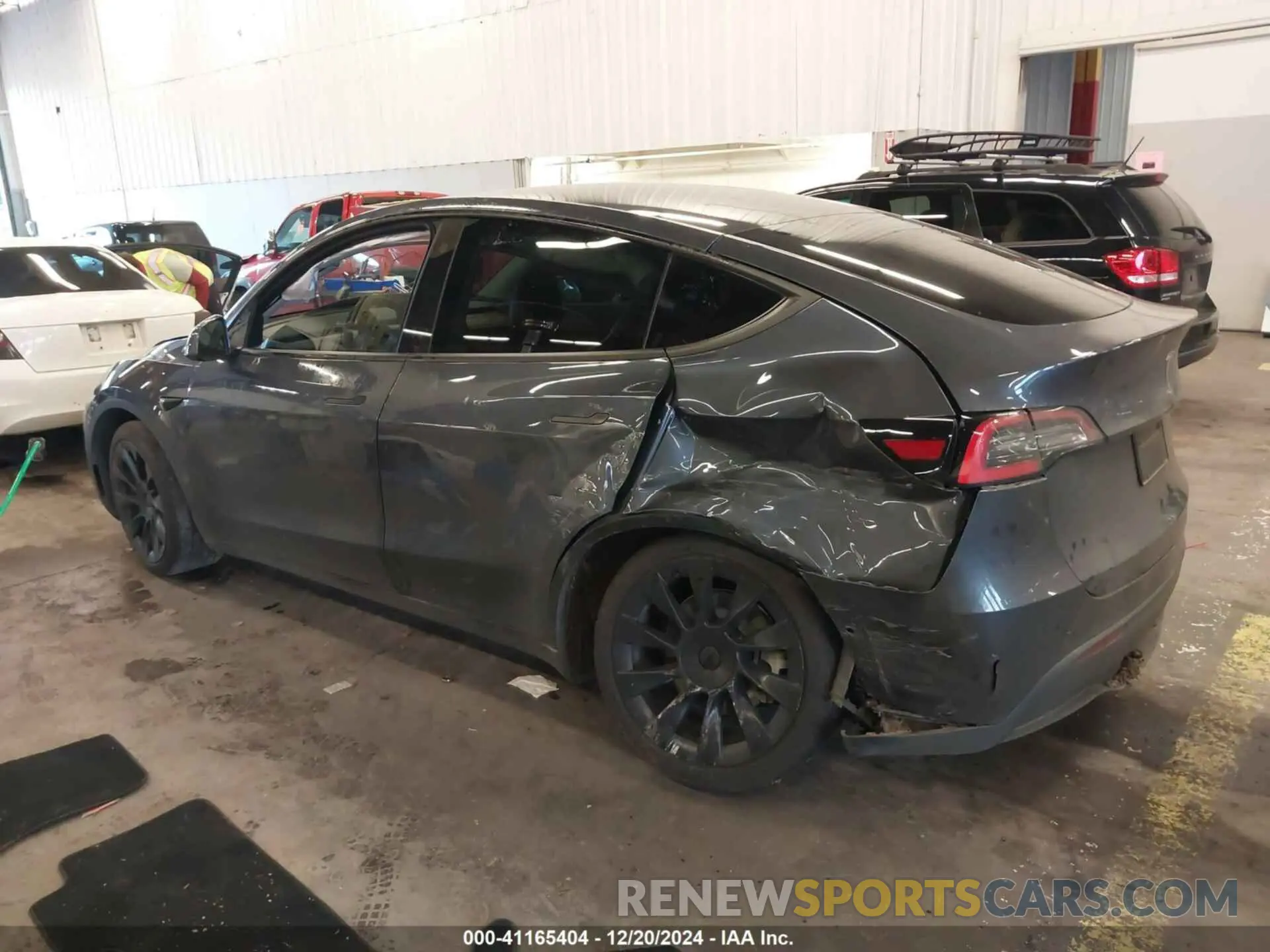 3 fotografías del automóvil dañado 5YJYGDEE8MF118380 TESLA MODEL Y 2021