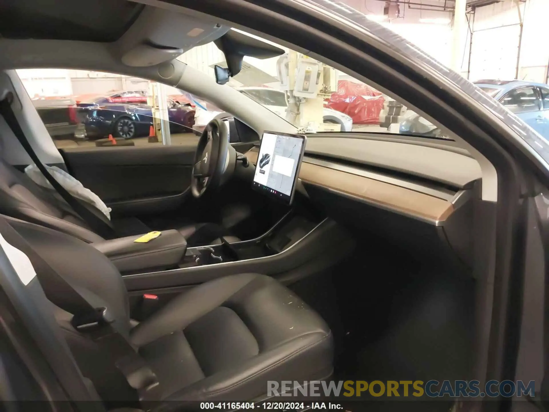 5 fotografías del automóvil dañado 5YJYGDEE8MF118380 TESLA MODEL Y 2021
