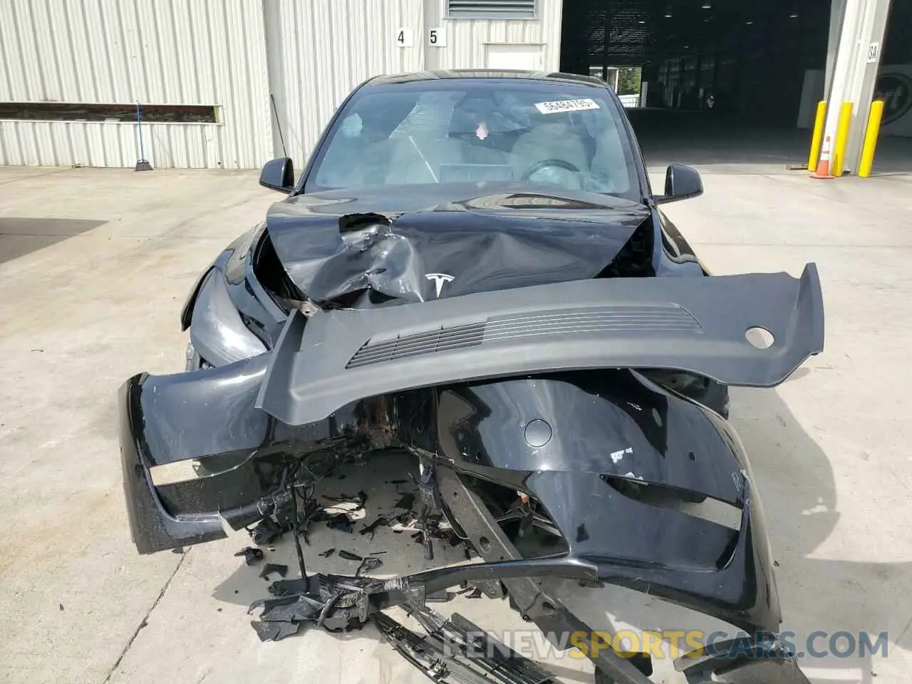 5 fotografías del automóvil dañado 5YJYGDEE8MF120291 TESLA MODEL Y 2021