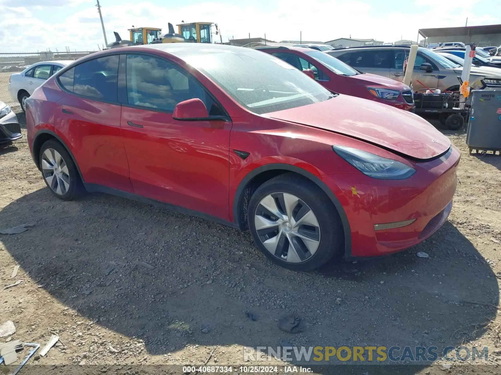 1 fotografías del automóvil dañado 5YJYGDEE8MF140458 TESLA MODEL Y 2021