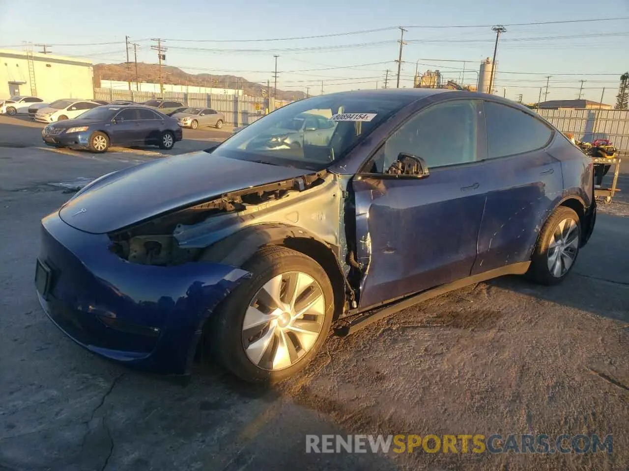 1 fotografías del automóvil dañado 5YJYGDEE8MF148849 TESLA MODEL Y 2021