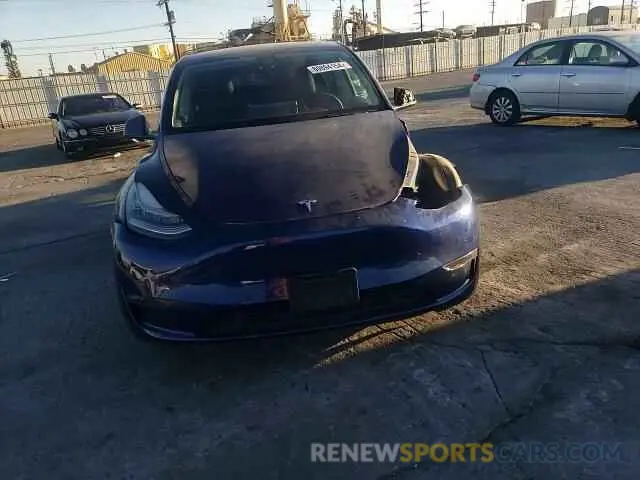 12 fotografías del automóvil dañado 5YJYGDEE8MF148849 TESLA MODEL Y 2021