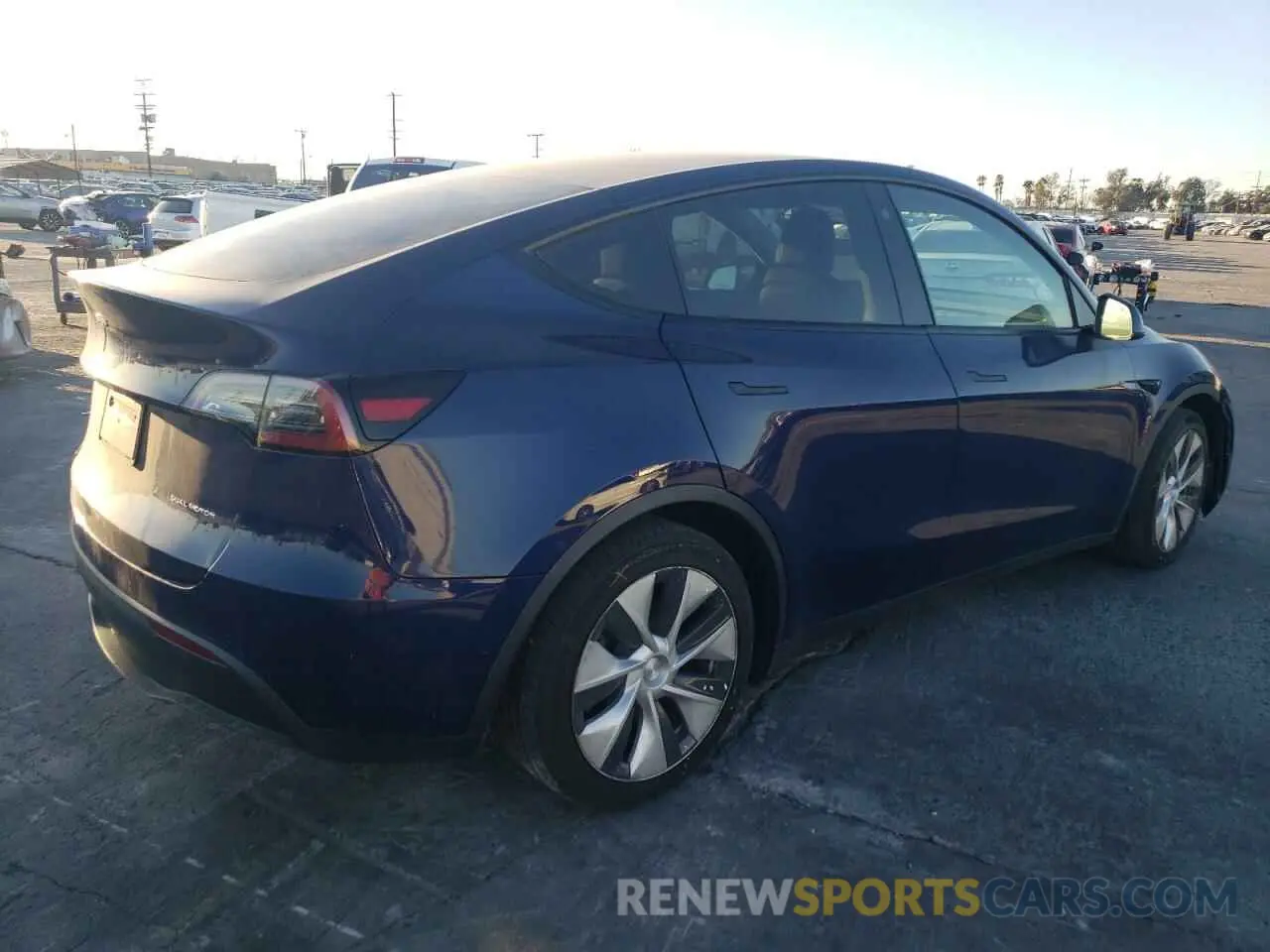 3 fotografías del automóvil dañado 5YJYGDEE8MF148849 TESLA MODEL Y 2021