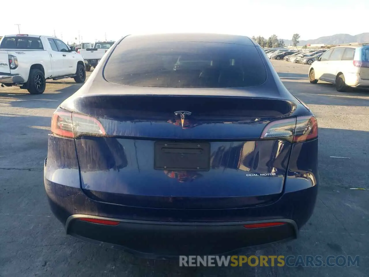 6 fotografías del automóvil dañado 5YJYGDEE8MF148849 TESLA MODEL Y 2021