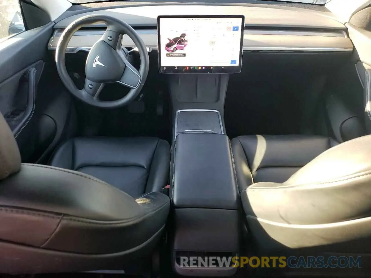 8 fotografías del automóvil dañado 5YJYGDEE8MF148849 TESLA MODEL Y 2021