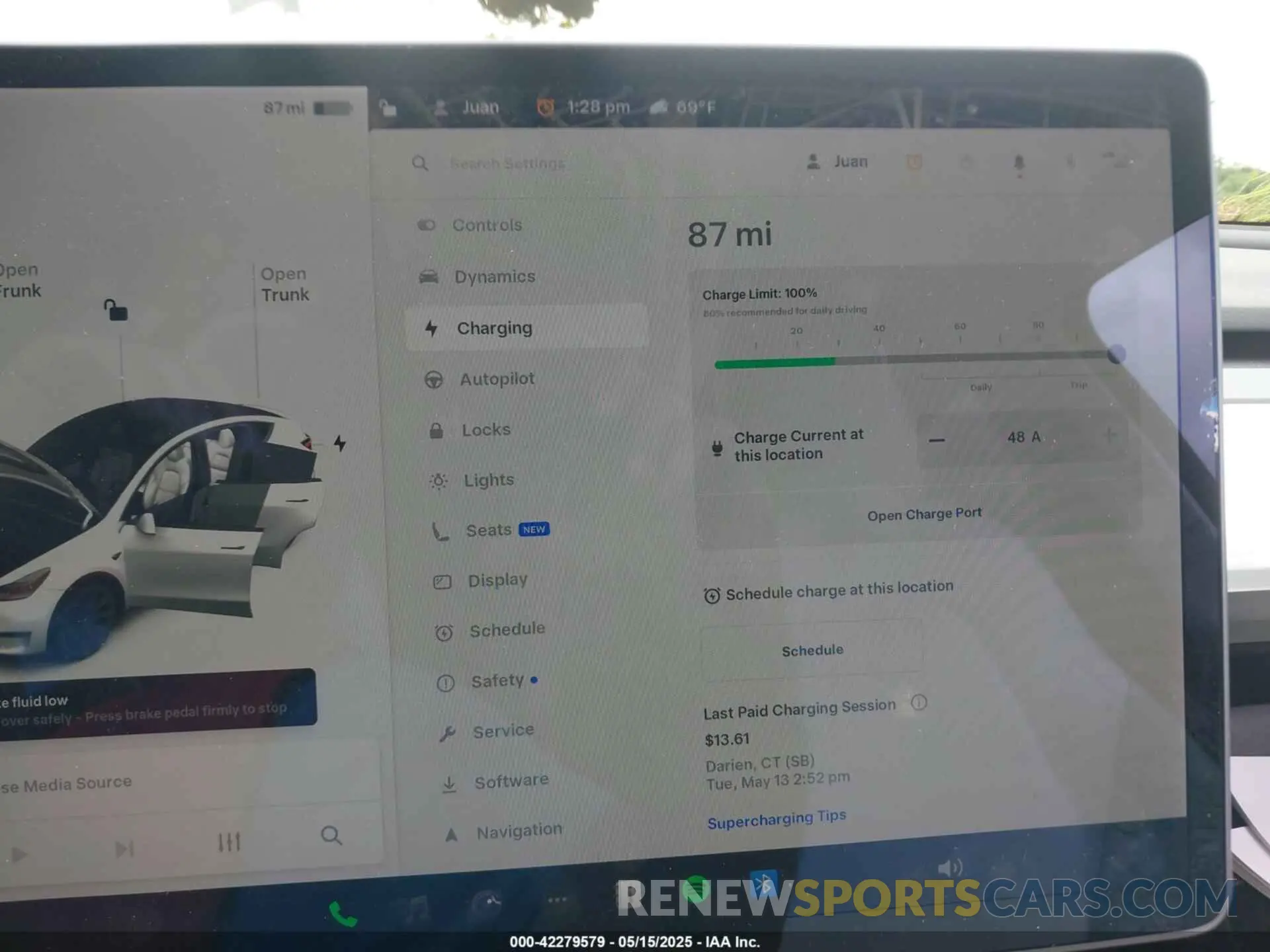 18 fotografías del automóvil dañado 5YJYGDEE8MF151699 TESLA MODEL Y 2021