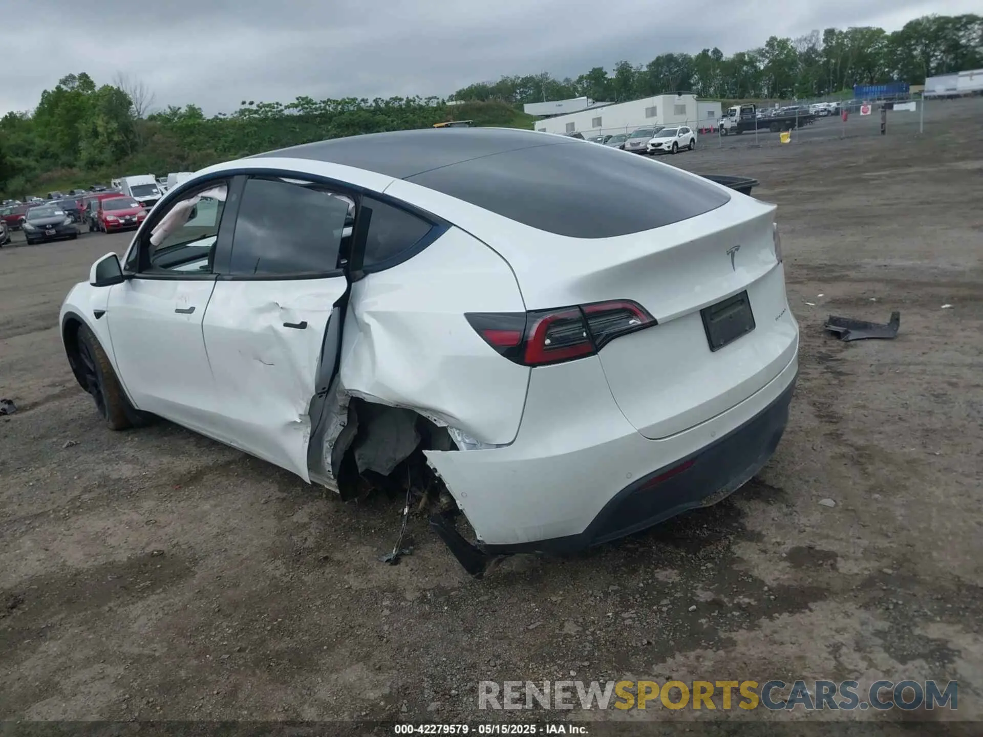 3 fotografías del automóvil dañado 5YJYGDEE8MF151699 TESLA MODEL Y 2021