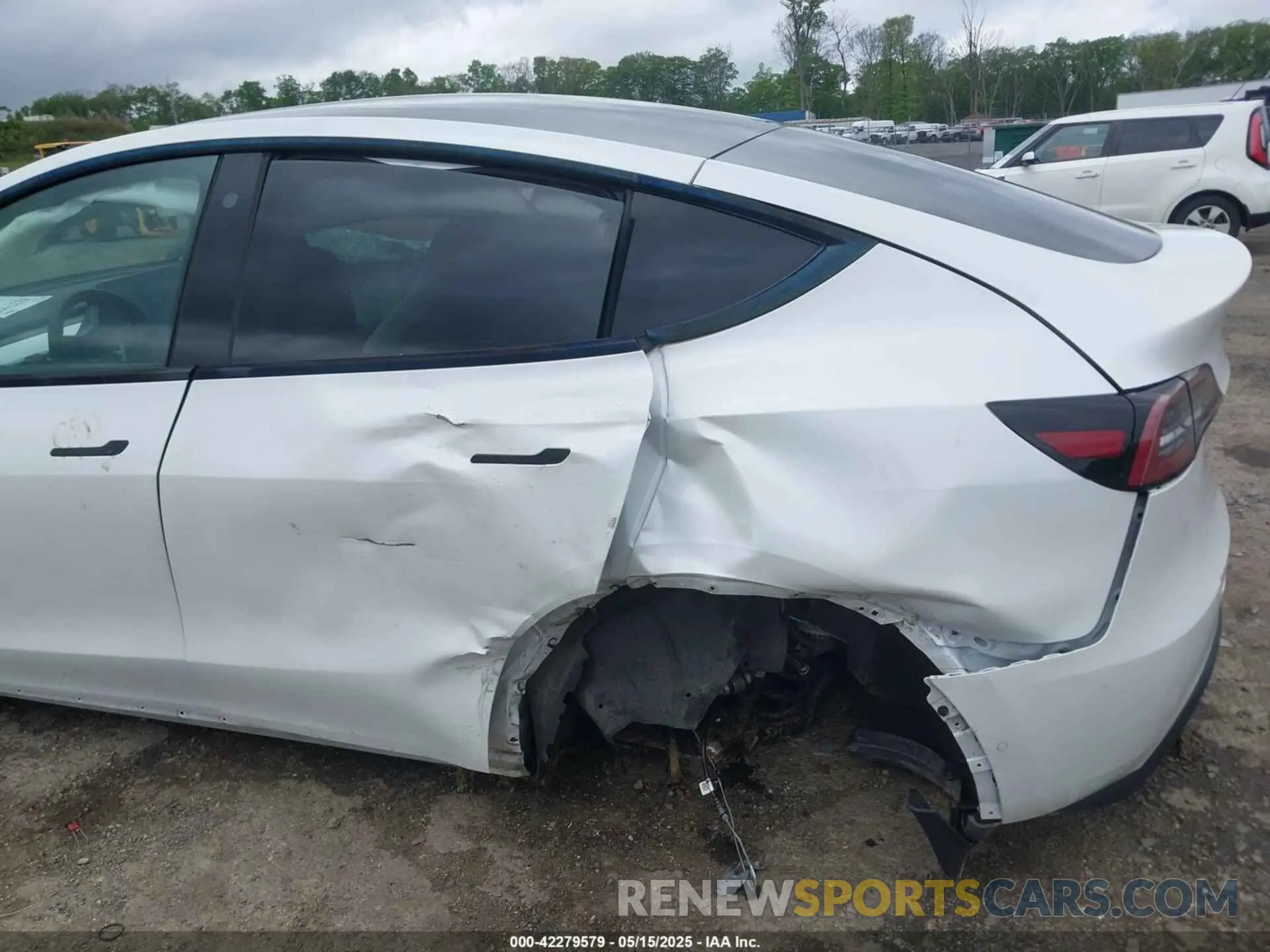 6 fotografías del automóvil dañado 5YJYGDEE8MF151699 TESLA MODEL Y 2021