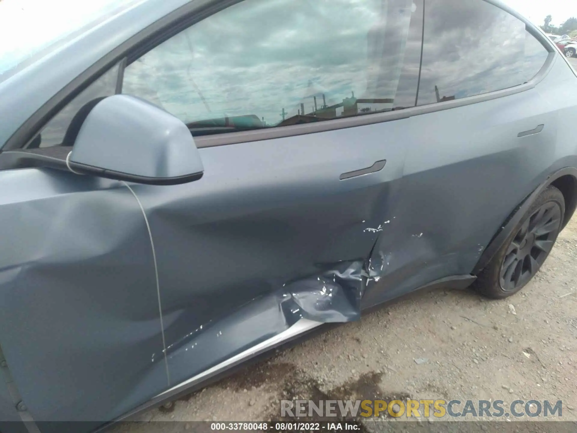 6 fotografías del automóvil dañado 5YJYGDEE8MF154053 TESLA MODEL Y 2021