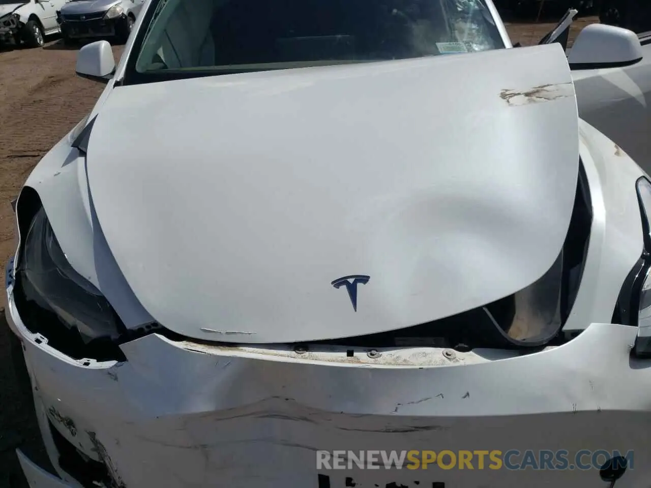 11 fotografías del automóvil dañado 5YJYGDEE8MF207009 TESLA MODEL Y 2021