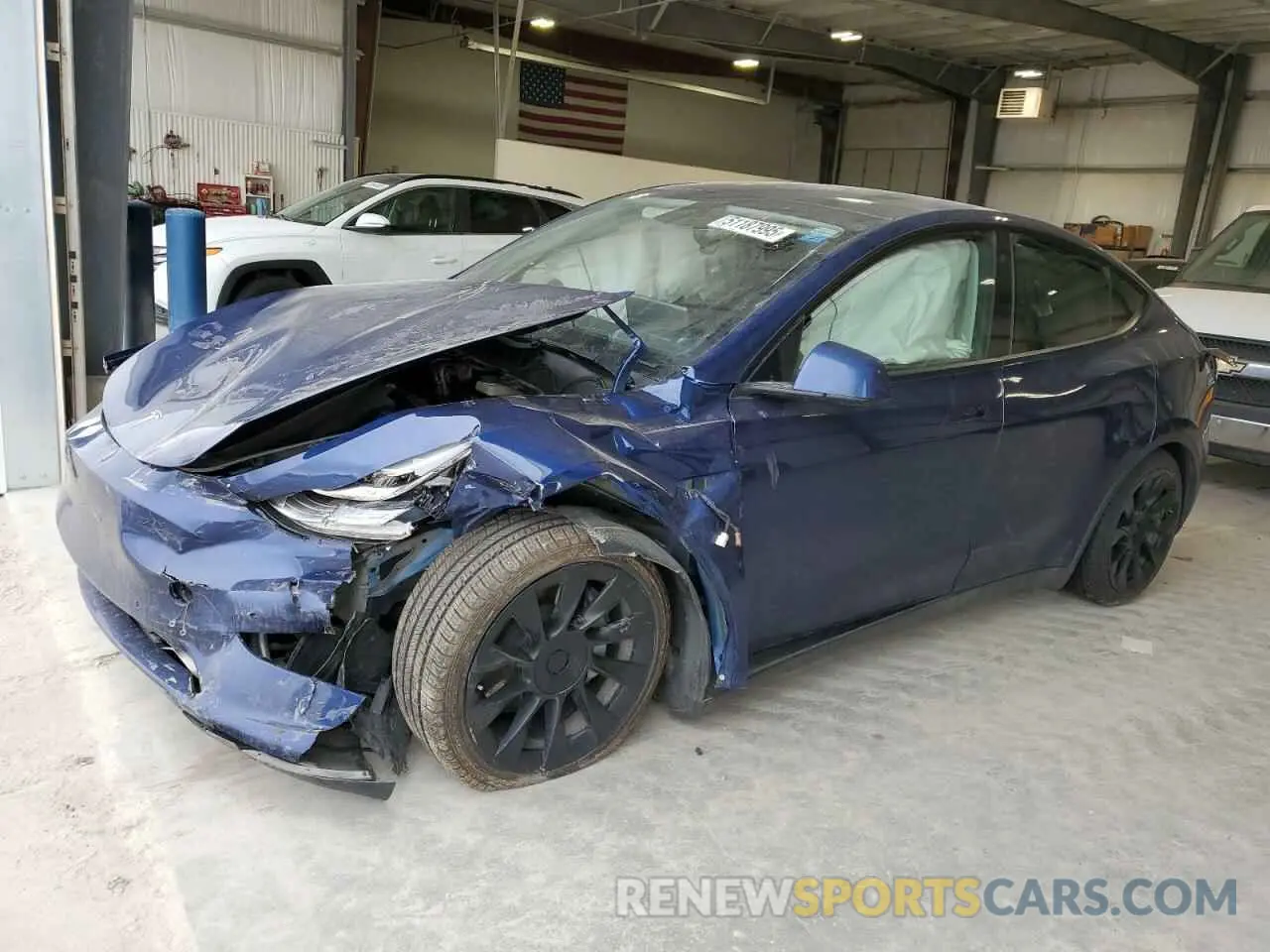 1 fotografías del automóvil dañado 5YJYGDEE8MF208063 TESLA MODEL Y 2021