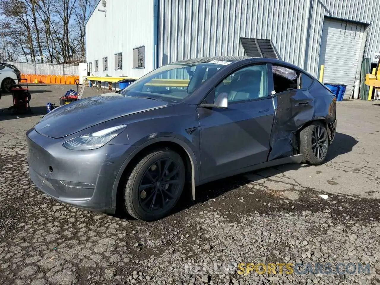 1 fotografías del automóvil dañado 5YJYGDEE8MF217460 TESLA MODEL Y 2021