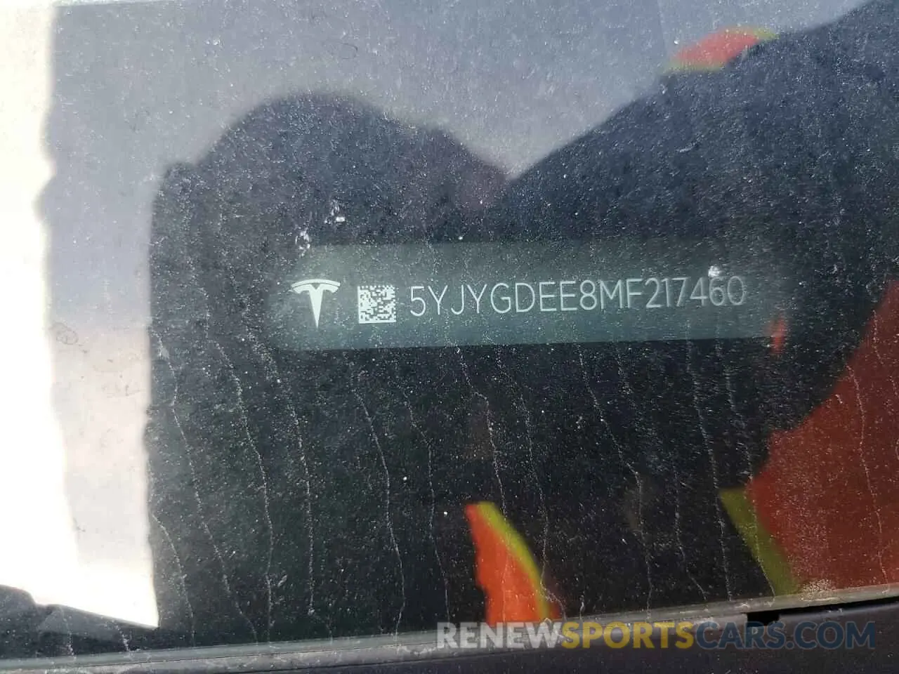 15 fotografías del automóvil dañado 5YJYGDEE8MF217460 TESLA MODEL Y 2021