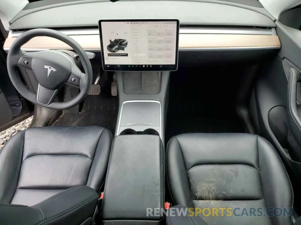 8 fotografías del automóvil dañado 5YJYGDEE8MF217460 TESLA MODEL Y 2021