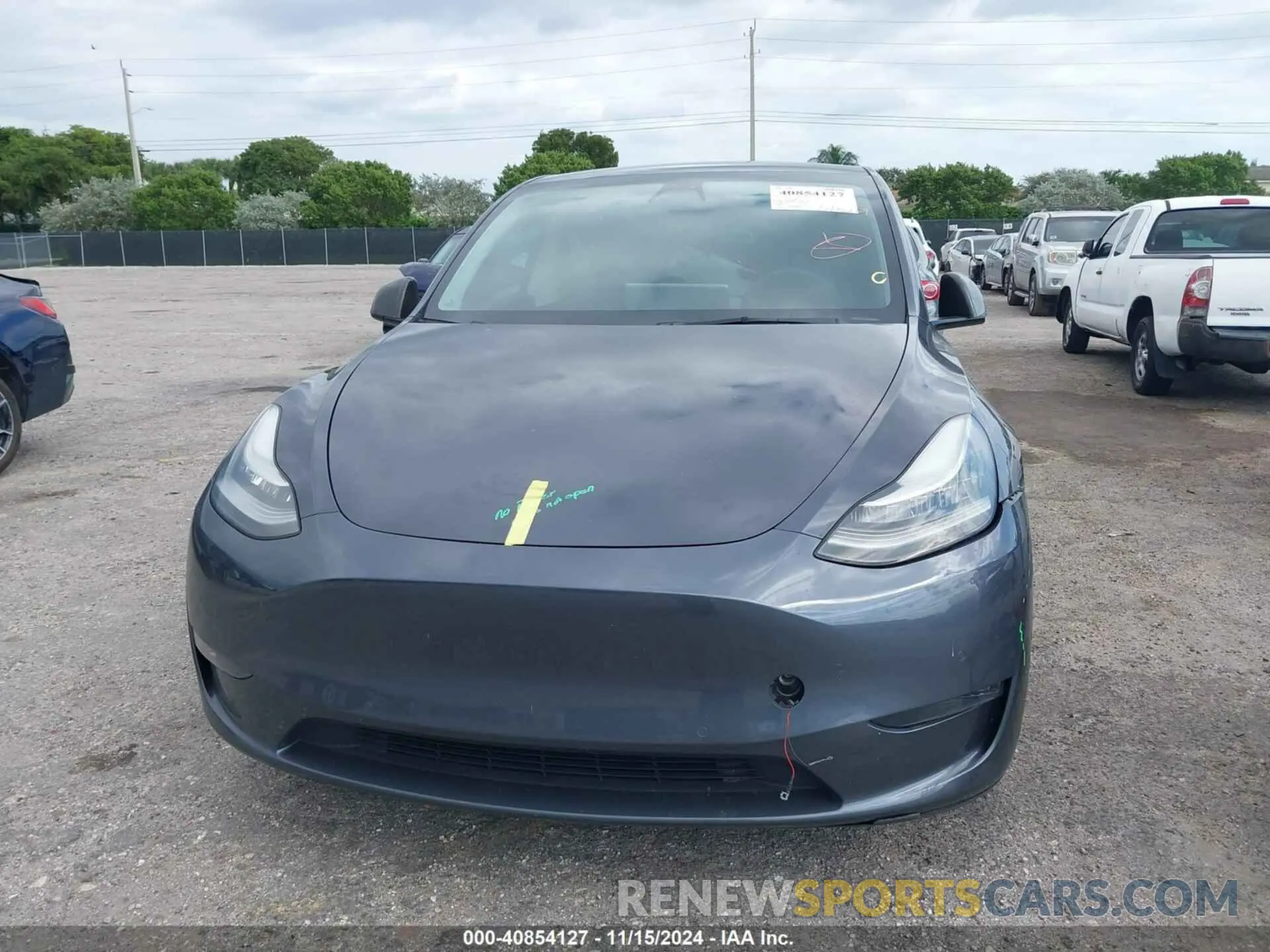 6 fotografías del automóvil dañado 5YJYGDEE8MF262768 TESLA MODEL Y 2021