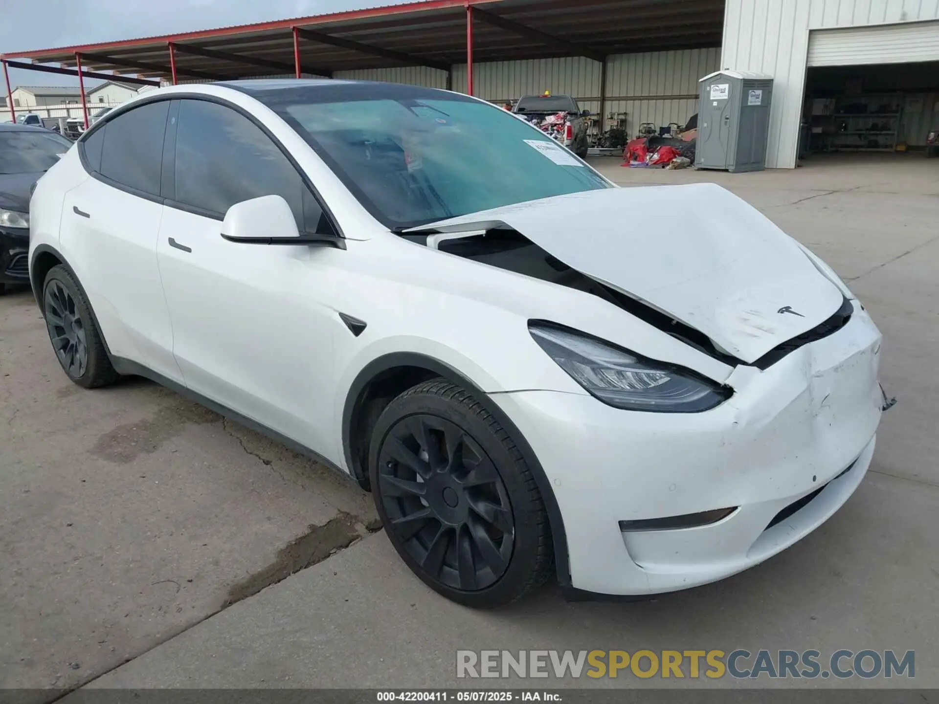 1 fotografías del automóvil dañado 5YJYGDEE8MF266075 TESLA MODEL Y 2021