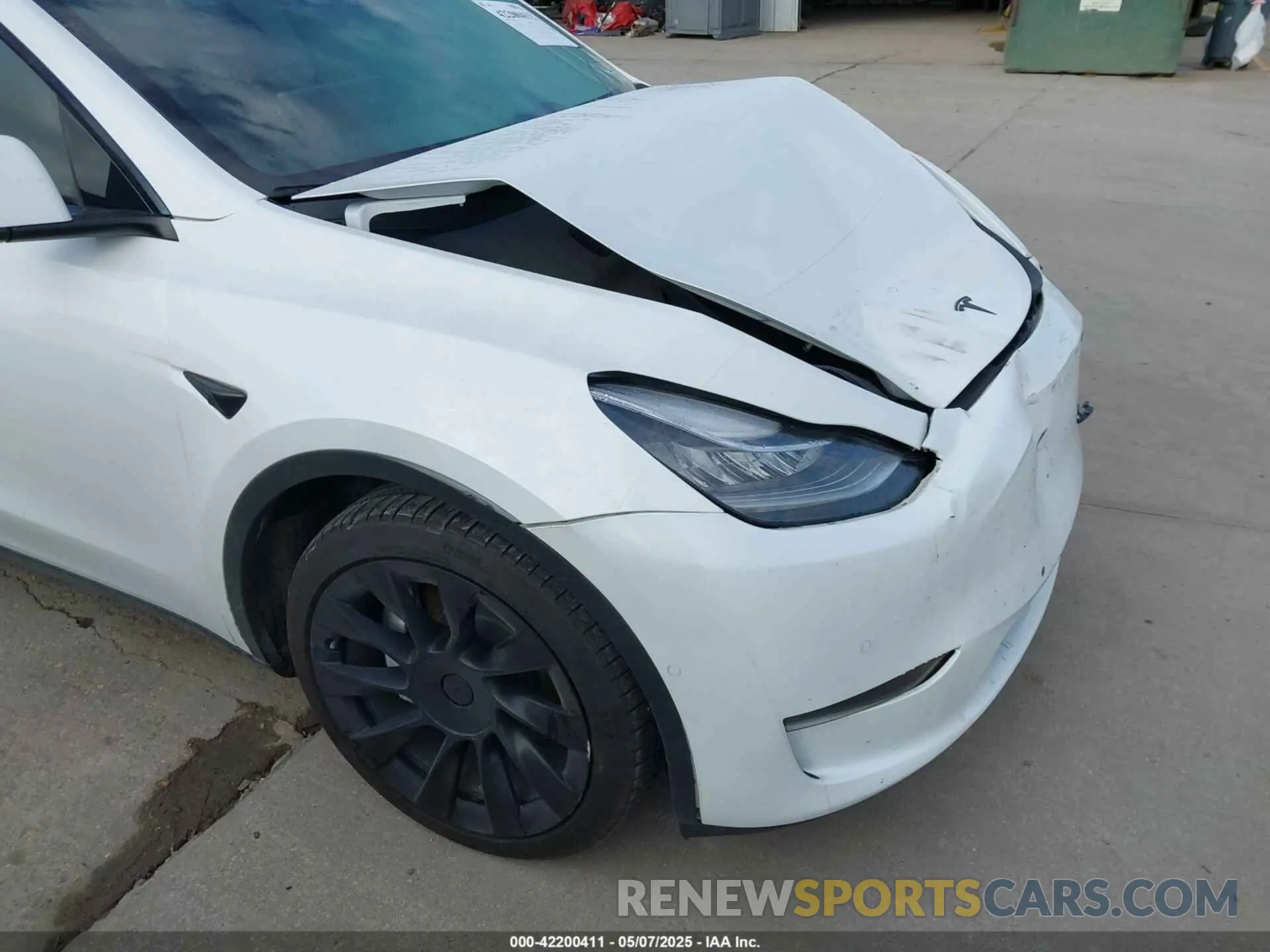 19 fotografías del automóvil dañado 5YJYGDEE8MF266075 TESLA MODEL Y 2021
