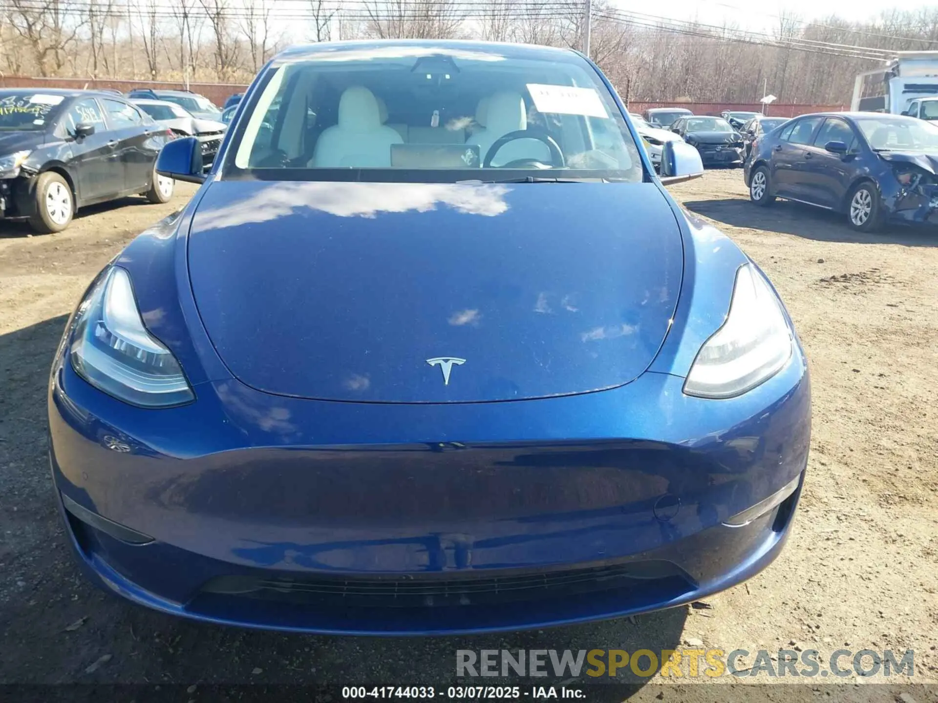 12 fotografías del automóvil dañado 5YJYGDEE8MF293230 TESLA MODEL Y 2021