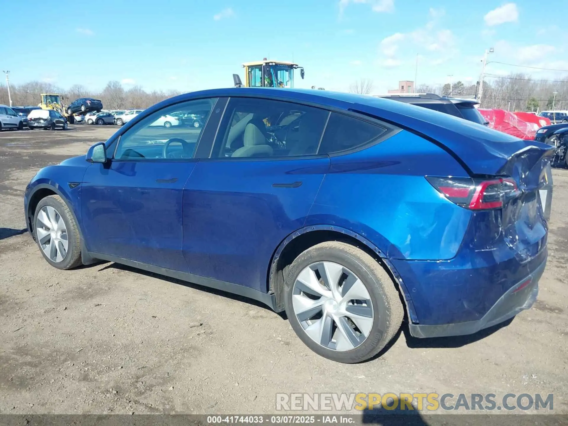 20 fotografías del automóvil dañado 5YJYGDEE8MF293230 TESLA MODEL Y 2021