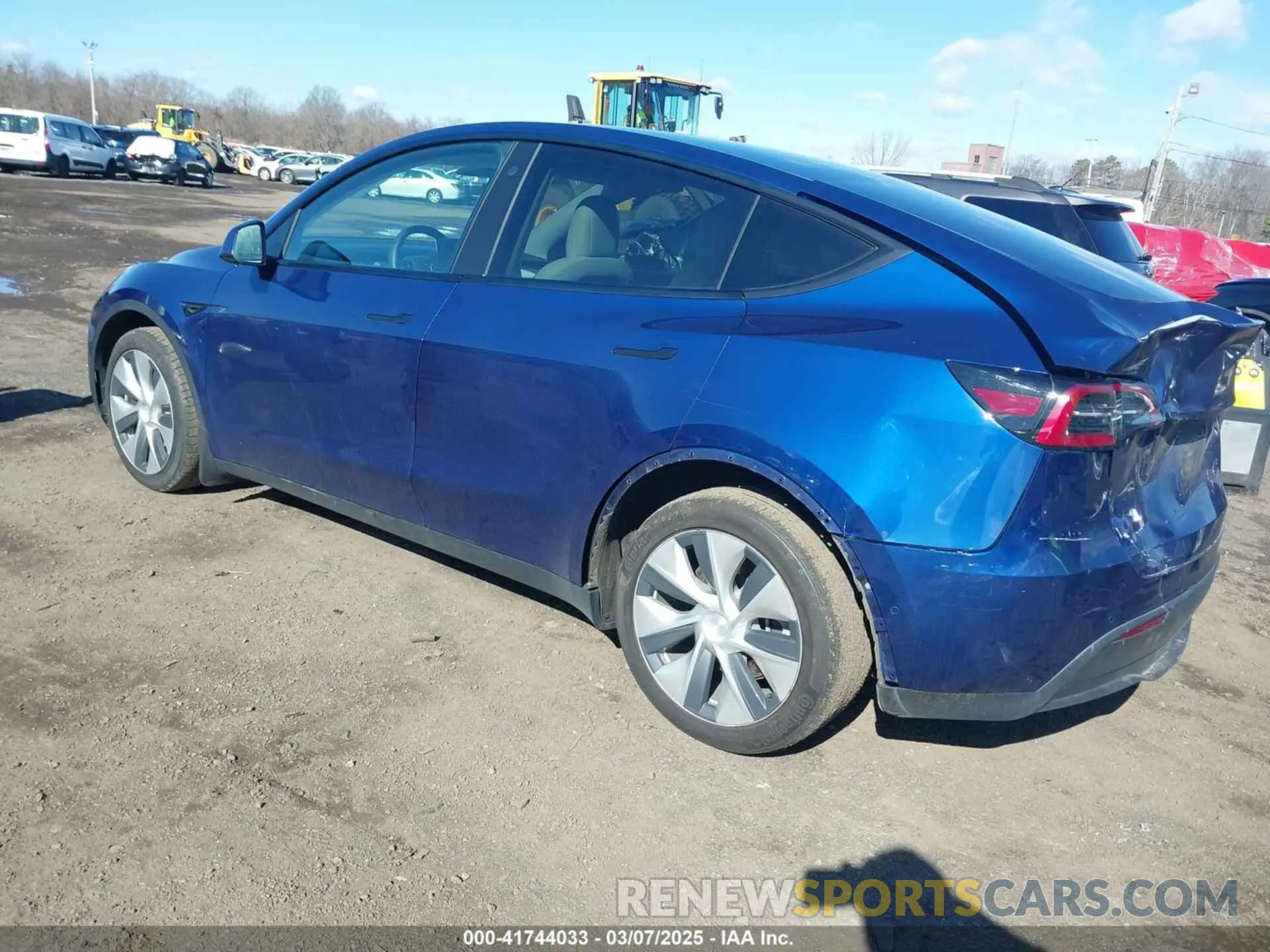 3 fotografías del automóvil dañado 5YJYGDEE8MF293230 TESLA MODEL Y 2021