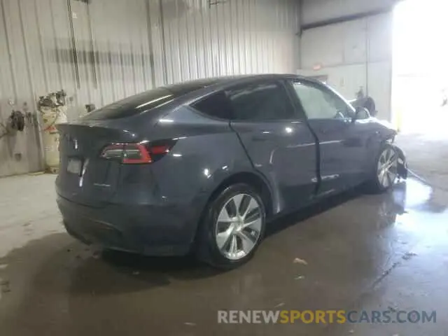 3 fotografías del automóvil dañado 5YJYGDEE9MF062790 TESLA MODEL Y 2021