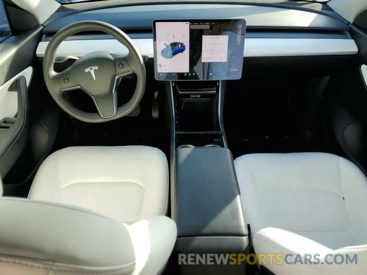 8 fotografías del automóvil dañado 5YJYGDEE9MF066239 TESLA MODEL Y 2021