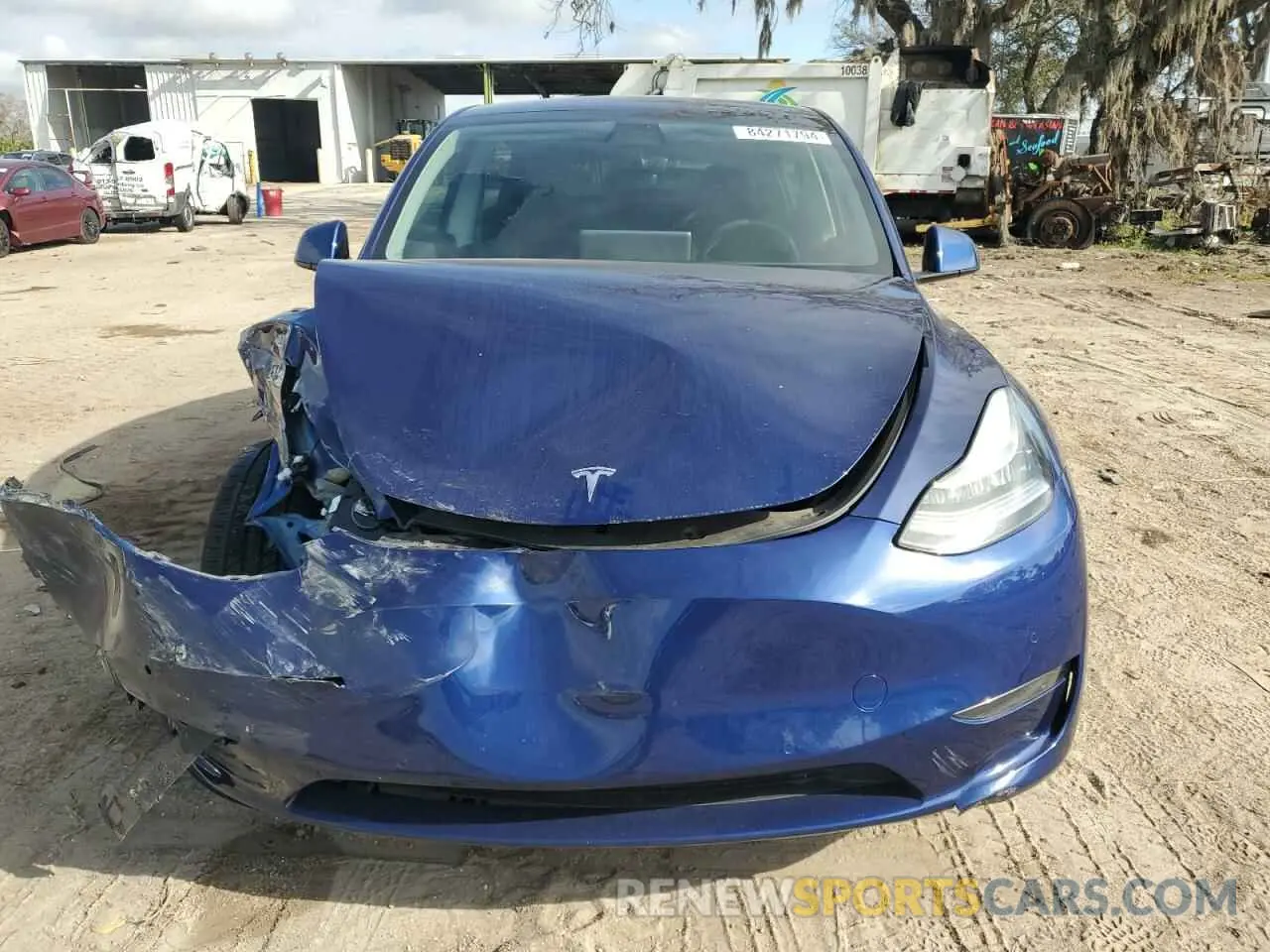 5 fotografías del automóvil dañado 5YJYGDEE9MF066757 TESLA MODEL Y 2021