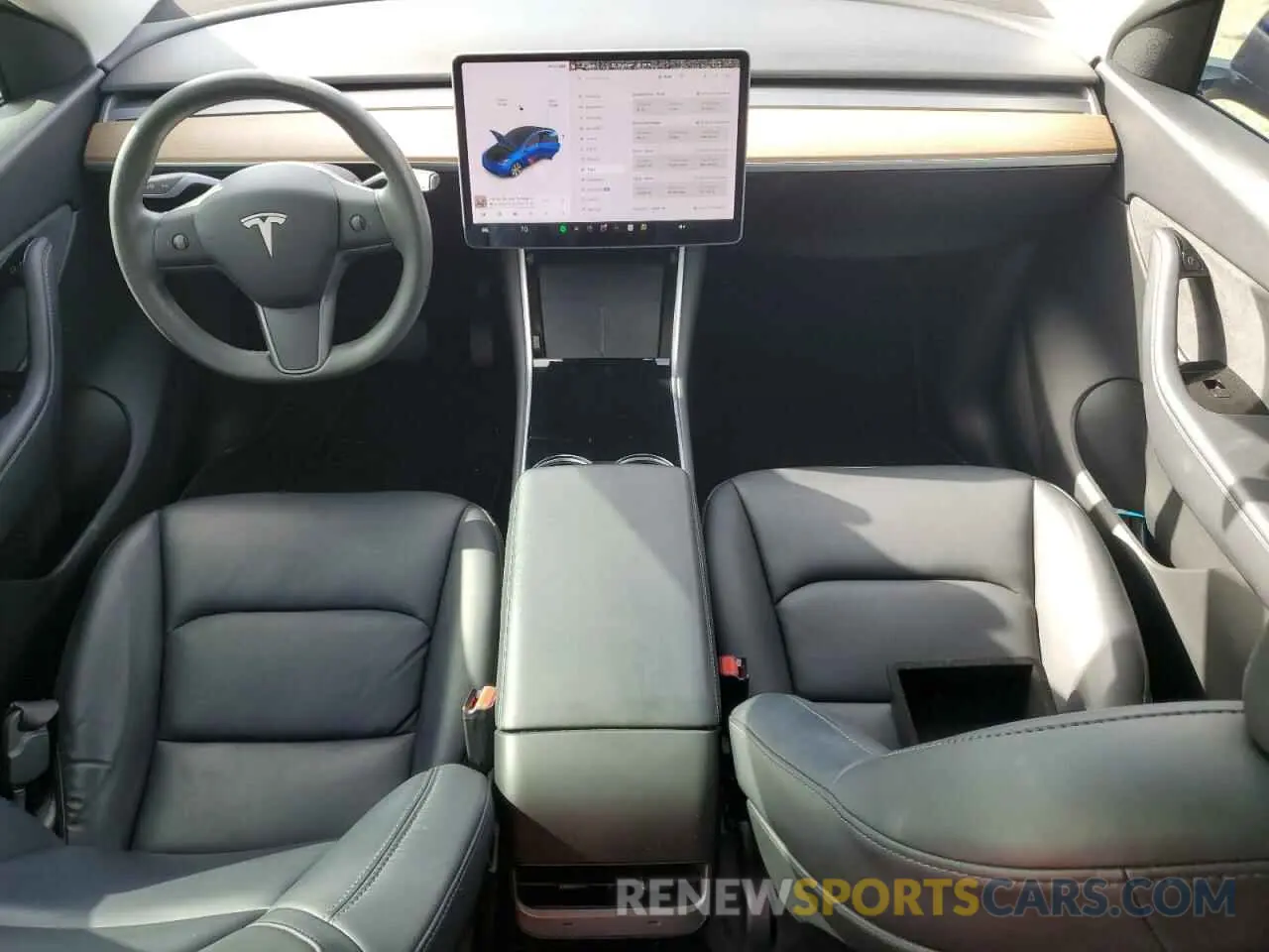 8 fotografías del automóvil dañado 5YJYGDEE9MF066757 TESLA MODEL Y 2021