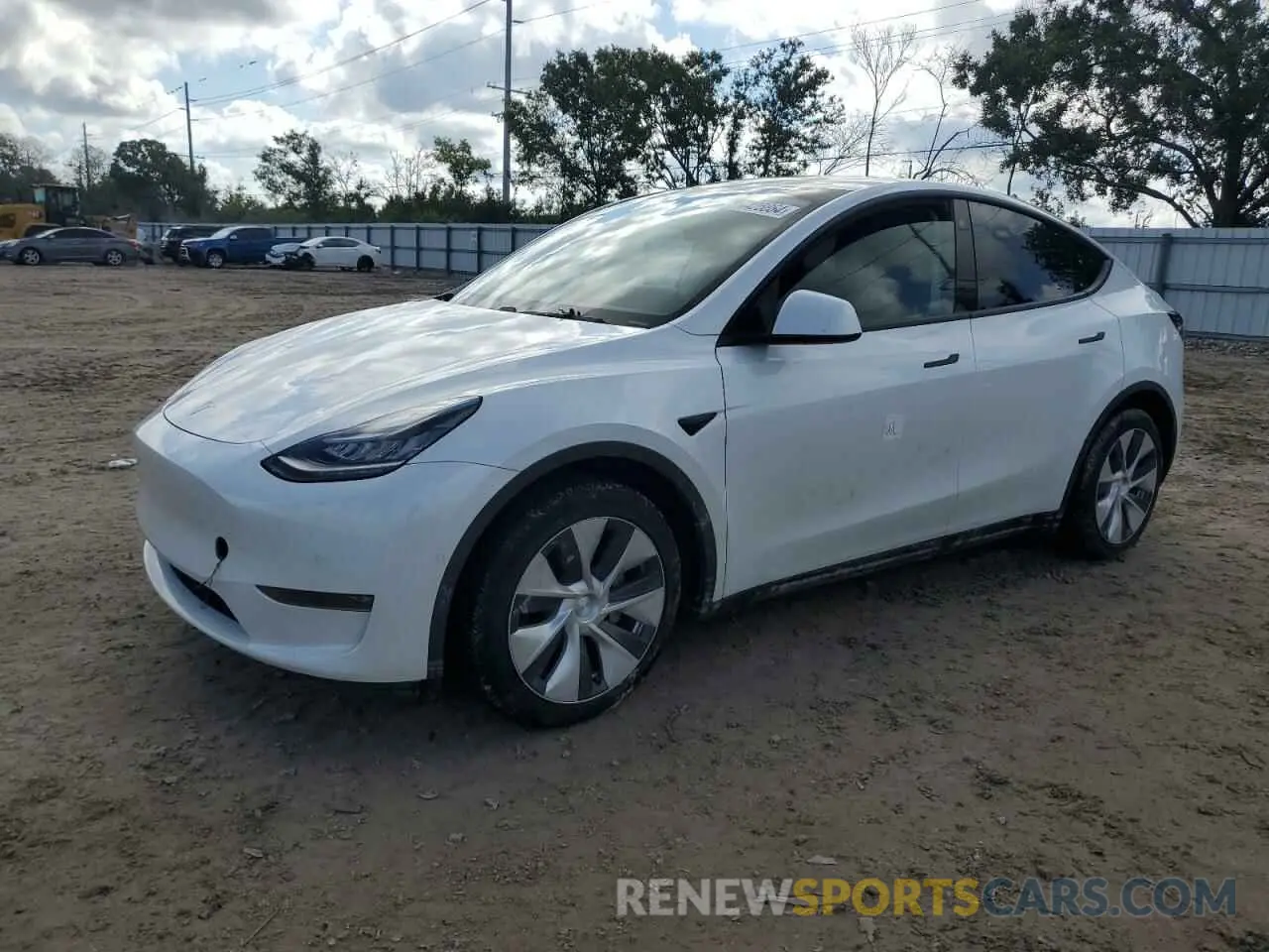 1 fotografías del automóvil dañado 5YJYGDEE9MF077726 TESLA MODEL Y 2021