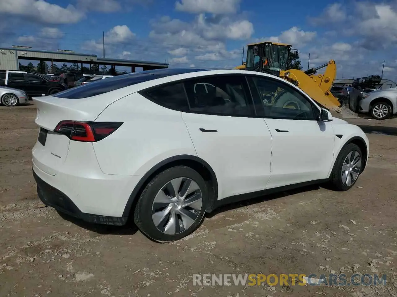 3 fotografías del automóvil dañado 5YJYGDEE9MF077726 TESLA MODEL Y 2021