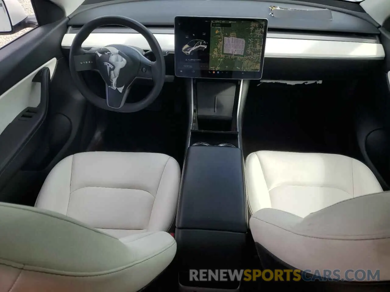 8 fotografías del automóvil dañado 5YJYGDEE9MF085549 TESLA MODEL Y 2021