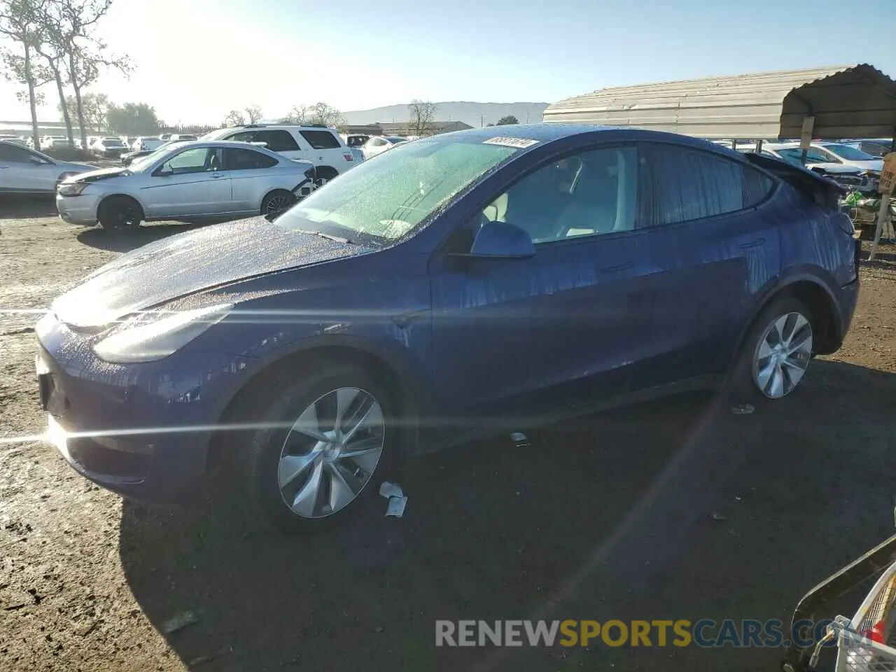 1 fotografías del automóvil dañado 5YJYGDEE9MF090167 TESLA MODEL Y 2021