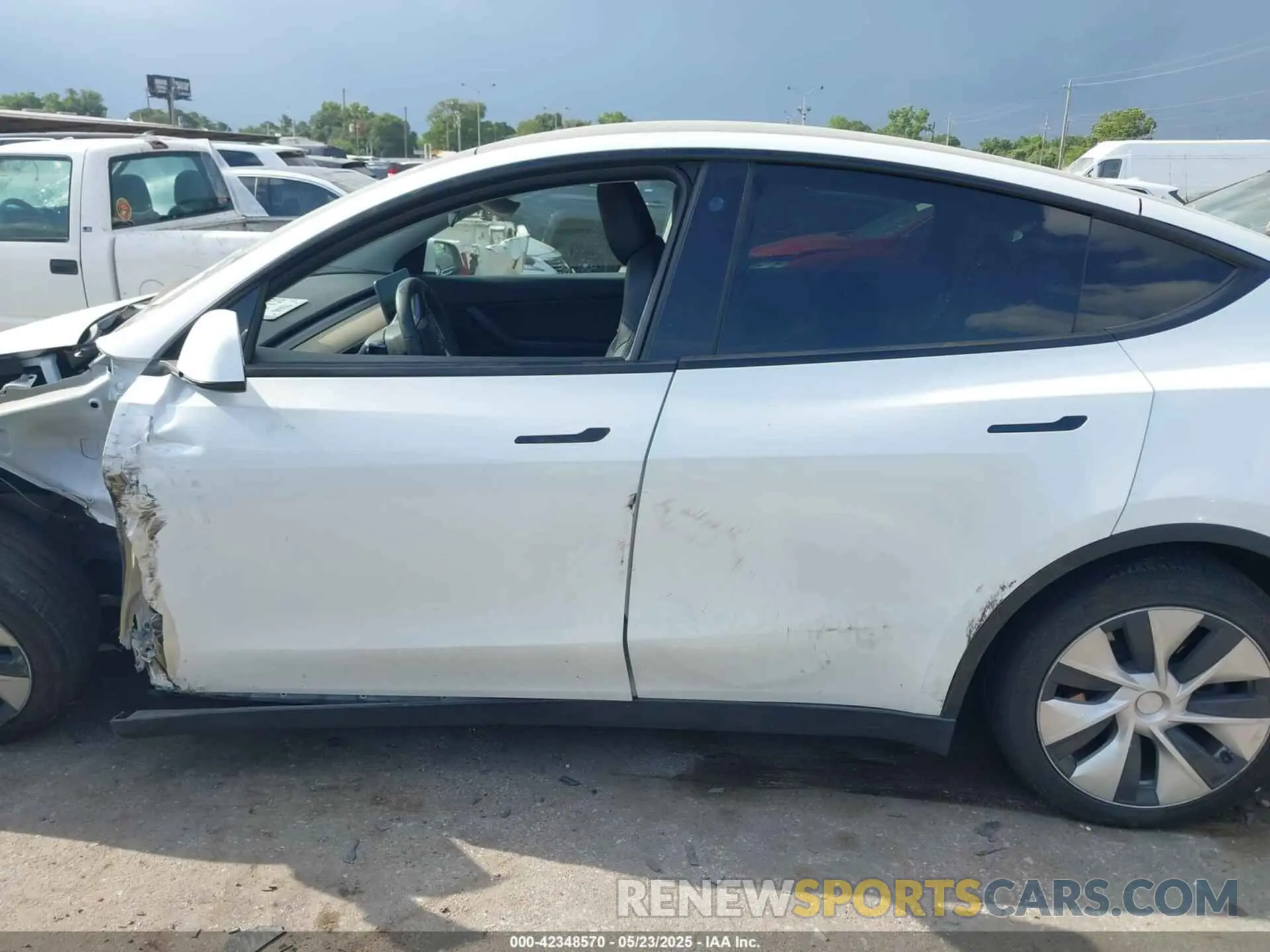 13 fotografías del automóvil dañado 5YJYGDEE9MF114967 TESLA MODEL Y 2021