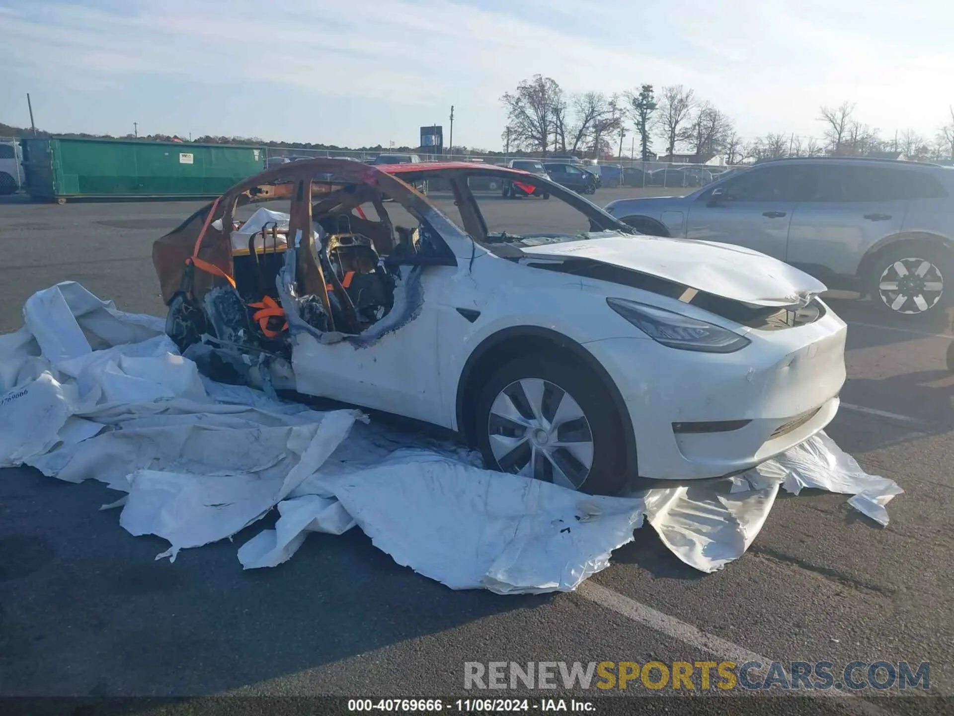 1 fotografías del automóvil dañado 5YJYGDEE9MF117903 TESLA MODEL Y 2021