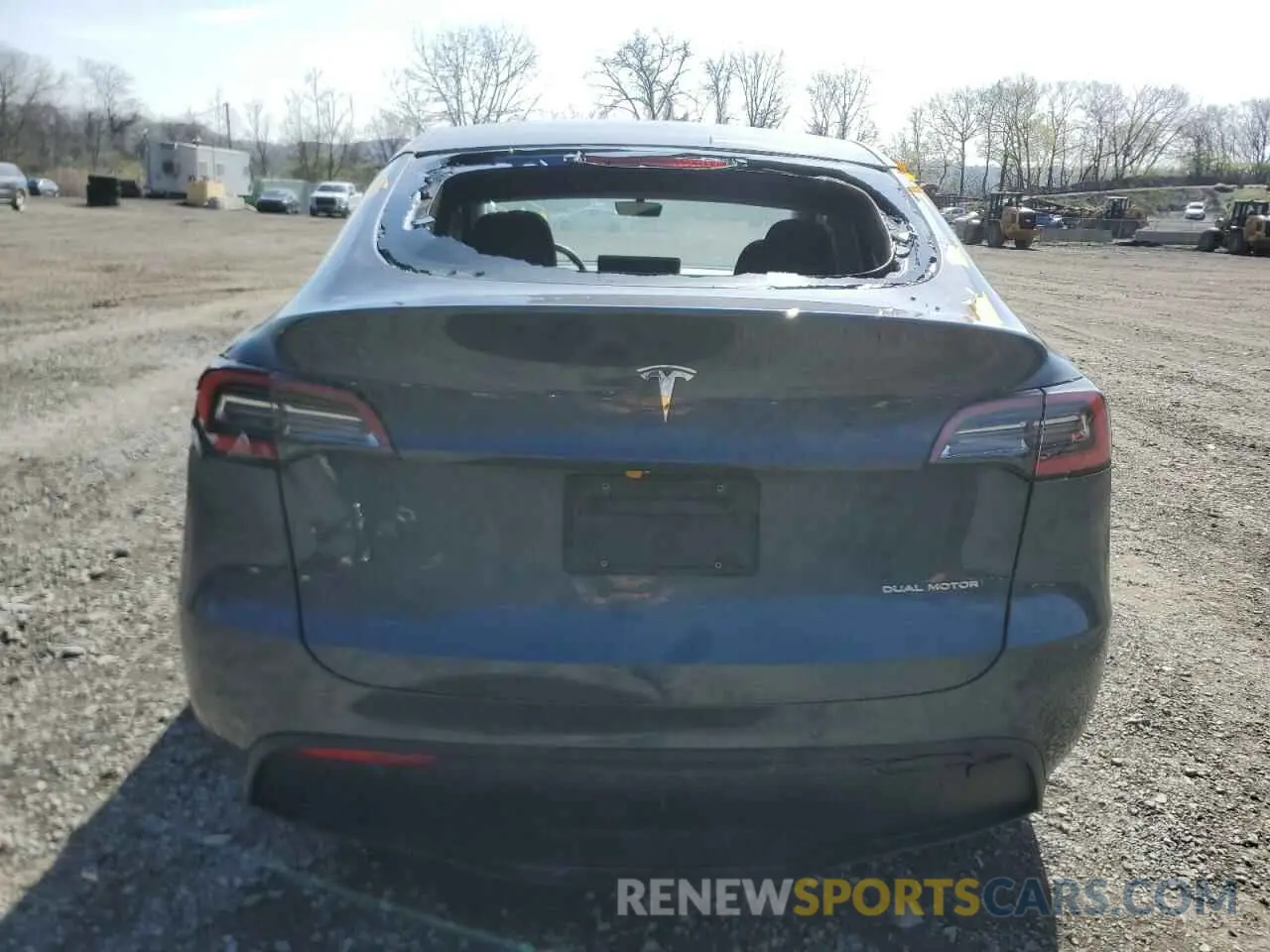 6 fotografías del automóvil dañado 5YJYGDEE9MF119974 TESLA MODEL Y 2021