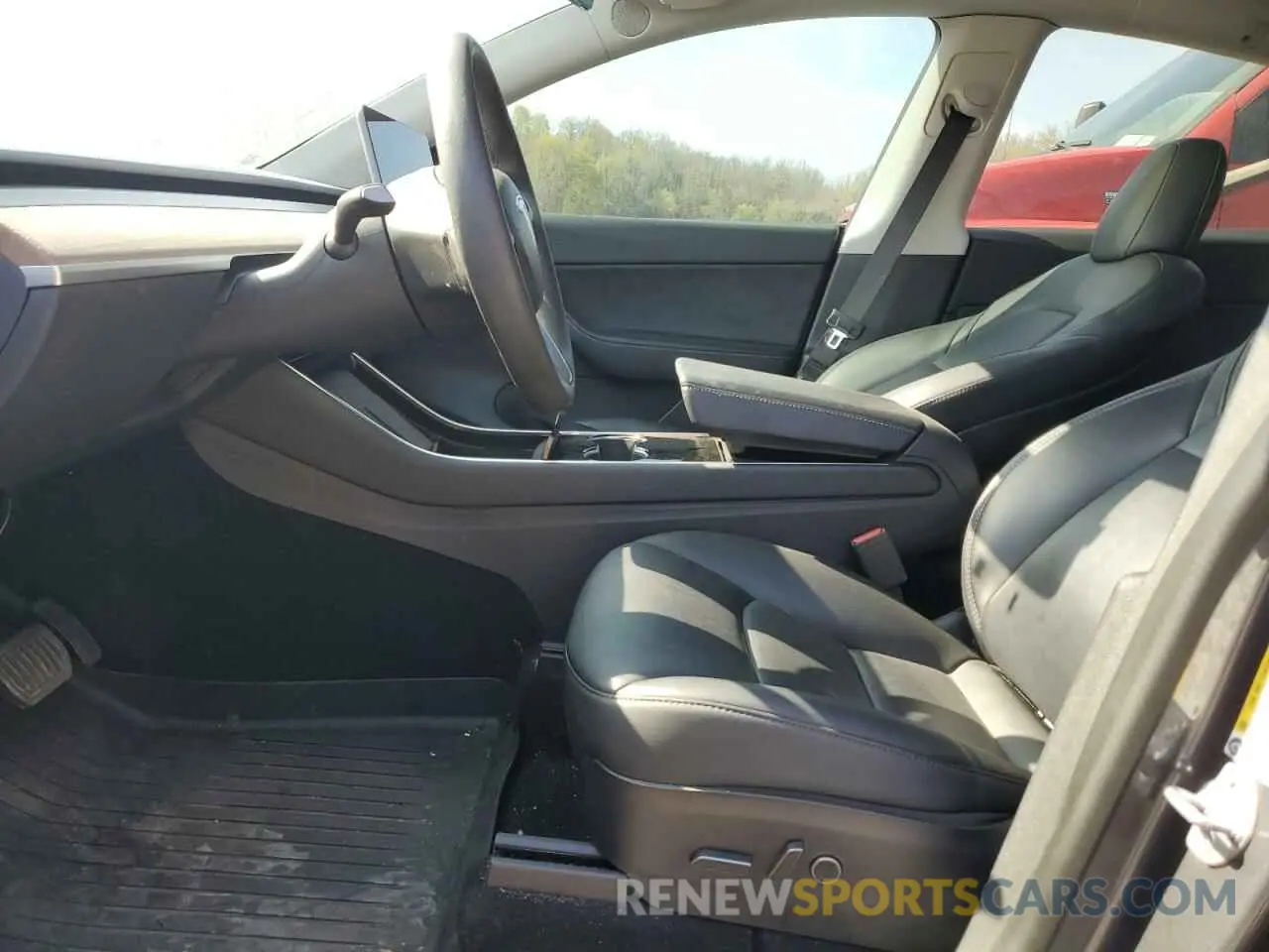 7 fotografías del automóvil dañado 5YJYGDEE9MF119974 TESLA MODEL Y 2021