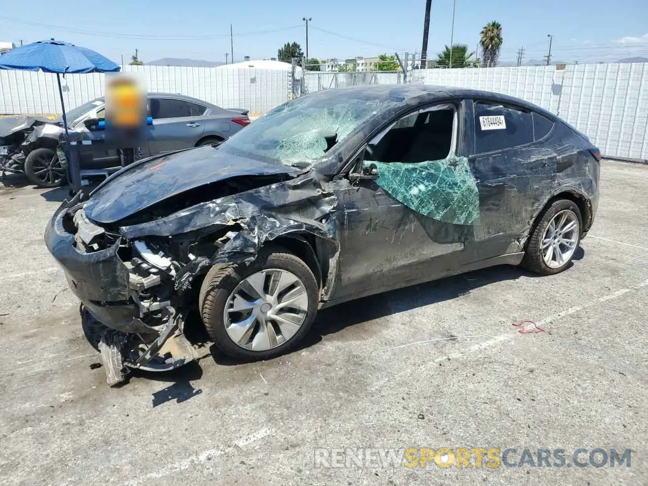 1 fotografías del automóvil dañado 5YJYGDEE9MF148472 TESLA MODEL Y 2021