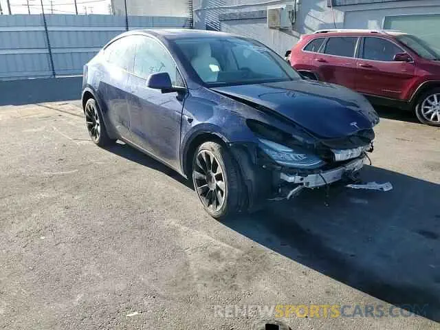 10 fotografías del automóvil dañado 5YJYGDEE9MF158144 TESLA MODEL Y 2021