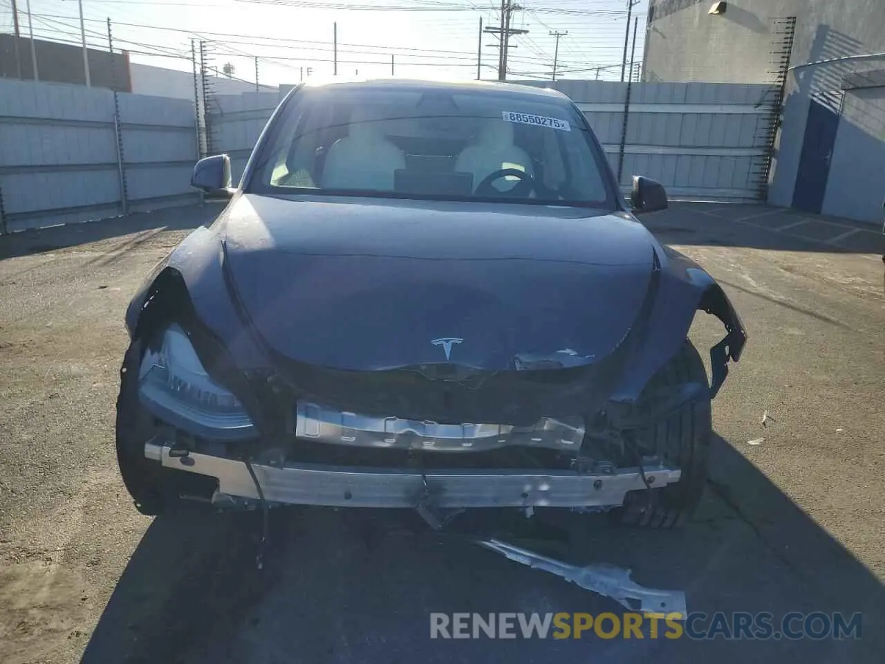 5 fotografías del automóvil dañado 5YJYGDEE9MF158144 TESLA MODEL Y 2021