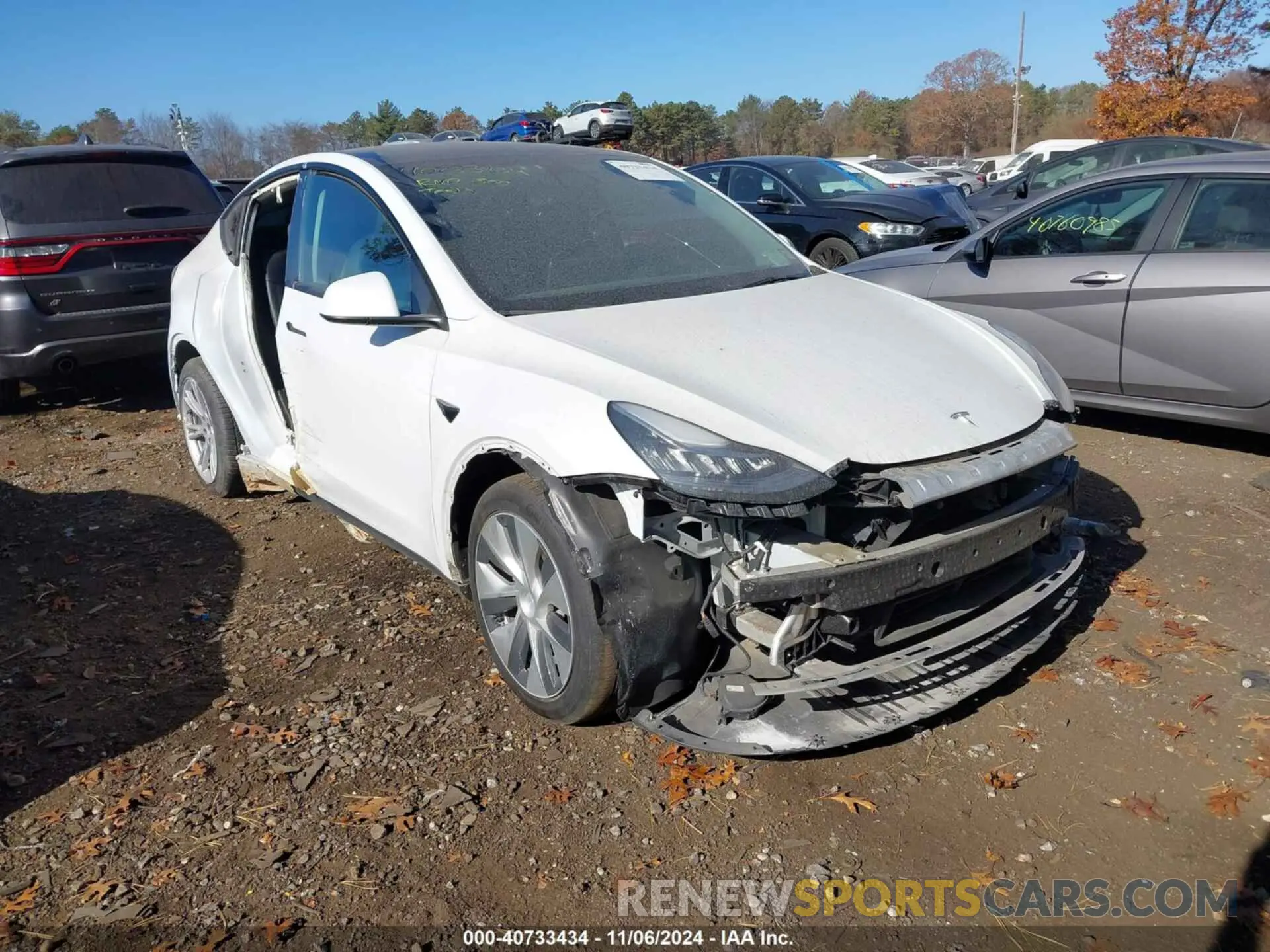 1 fotografías del automóvil dañado 5YJYGDEE9MF209142 TESLA MODEL Y 2021