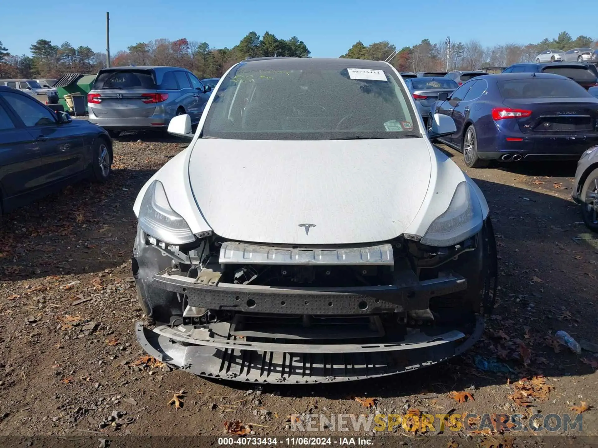 12 fotografías del automóvil dañado 5YJYGDEE9MF209142 TESLA MODEL Y 2021