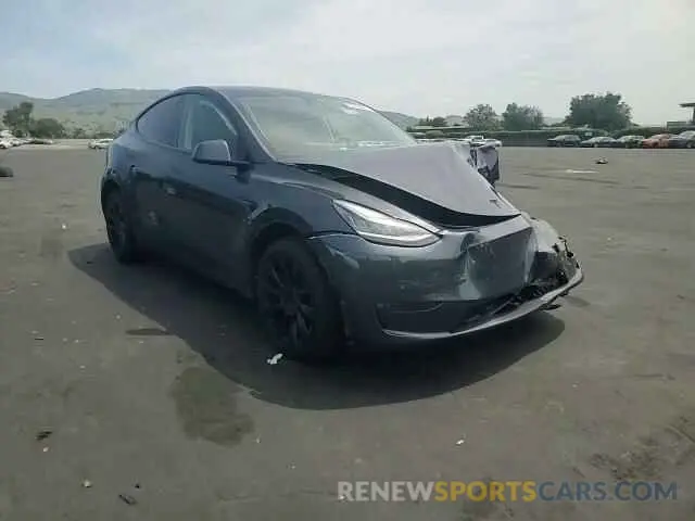 13 fotografías del automóvil dañado 5YJYGDEE9MF243226 TESLA MODEL Y 2021