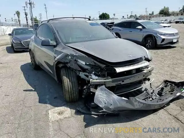 12 fotografías del automóvil dañado 5YJYGDEEXMF070154 TESLA MODEL Y 2021