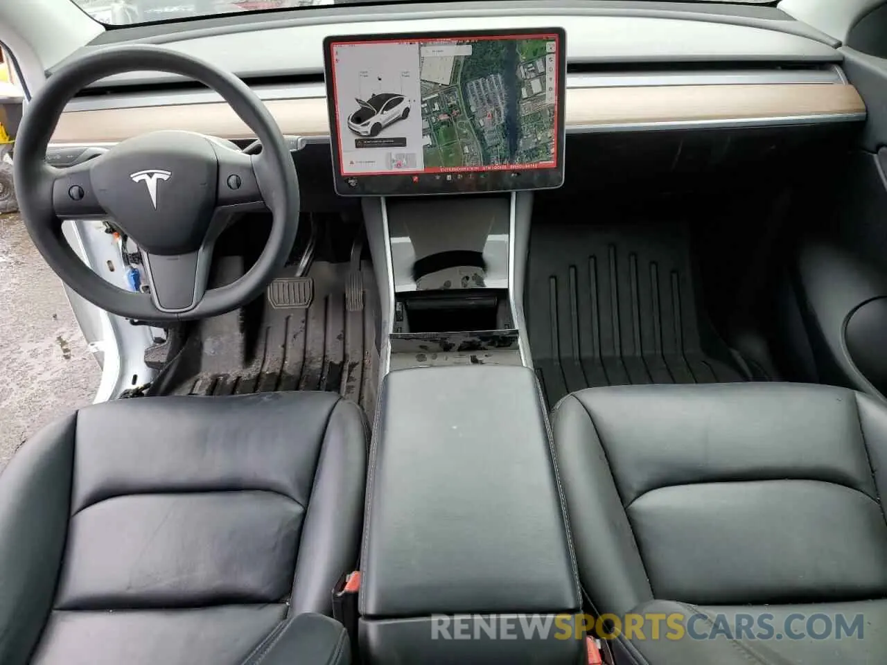 8 fotografías del automóvil dañado 5YJYGDEEXMF079761 TESLA MODEL Y 2021