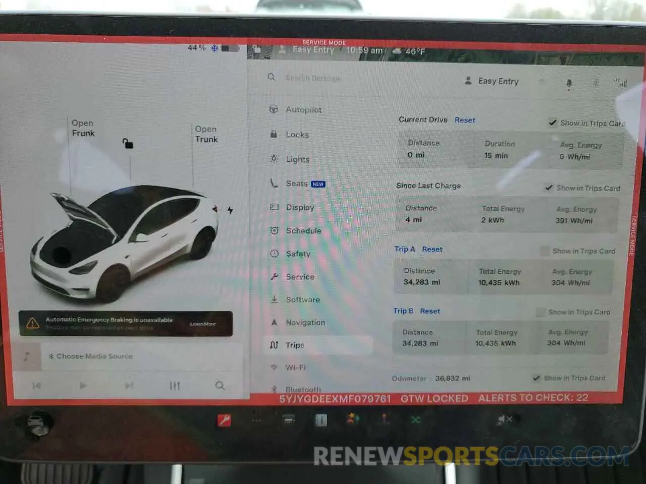 9 fotografías del automóvil dañado 5YJYGDEEXMF079761 TESLA MODEL Y 2021