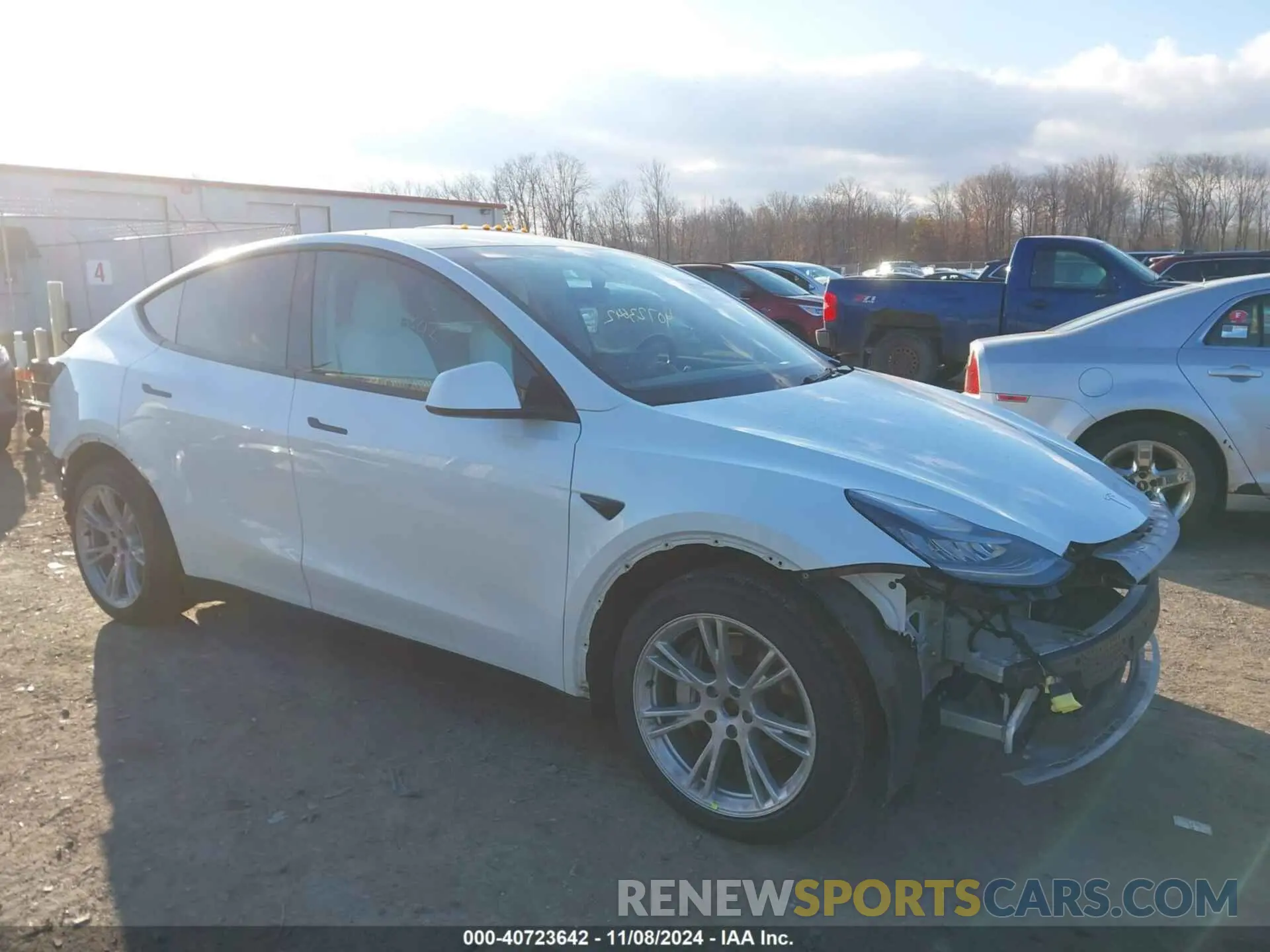 1 fotografías del automóvil dañado 5YJYGDEEXMF098665 TESLA MODEL Y 2021