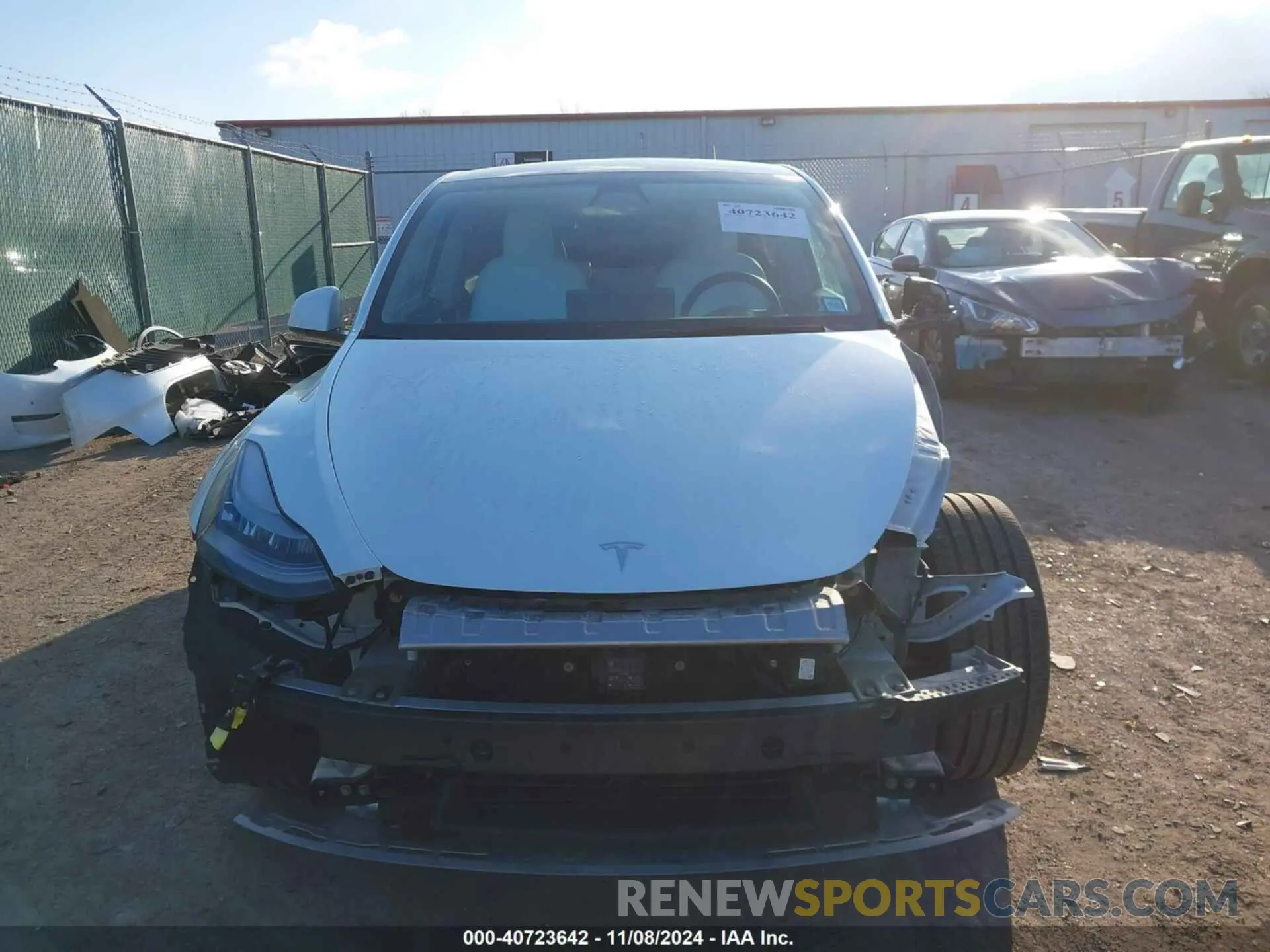 6 fotografías del automóvil dañado 5YJYGDEEXMF098665 TESLA MODEL Y 2021