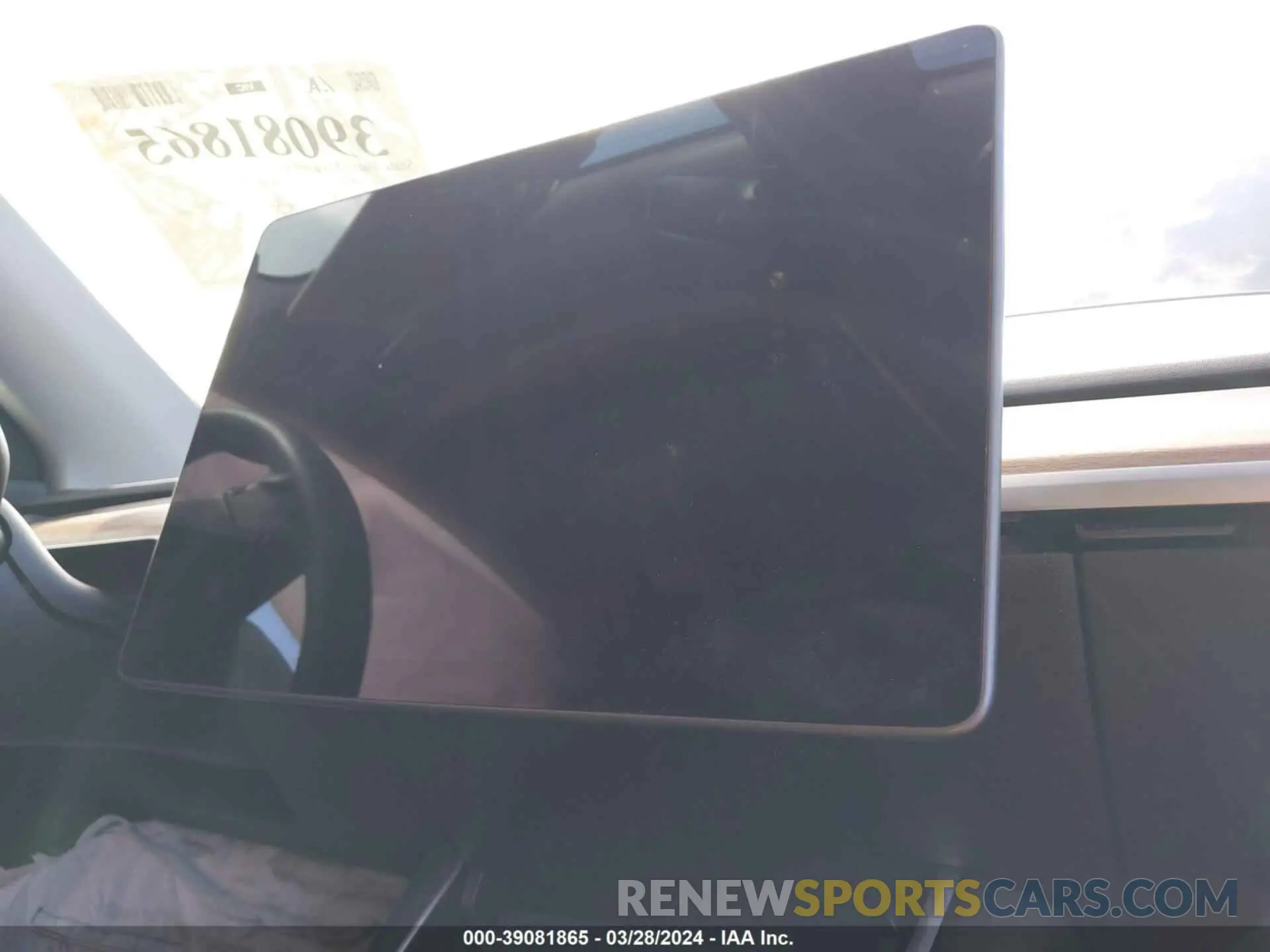 14 fotografías del automóvil dañado 5YJYGDEEXMF099881 TESLA MODEL Y 2021