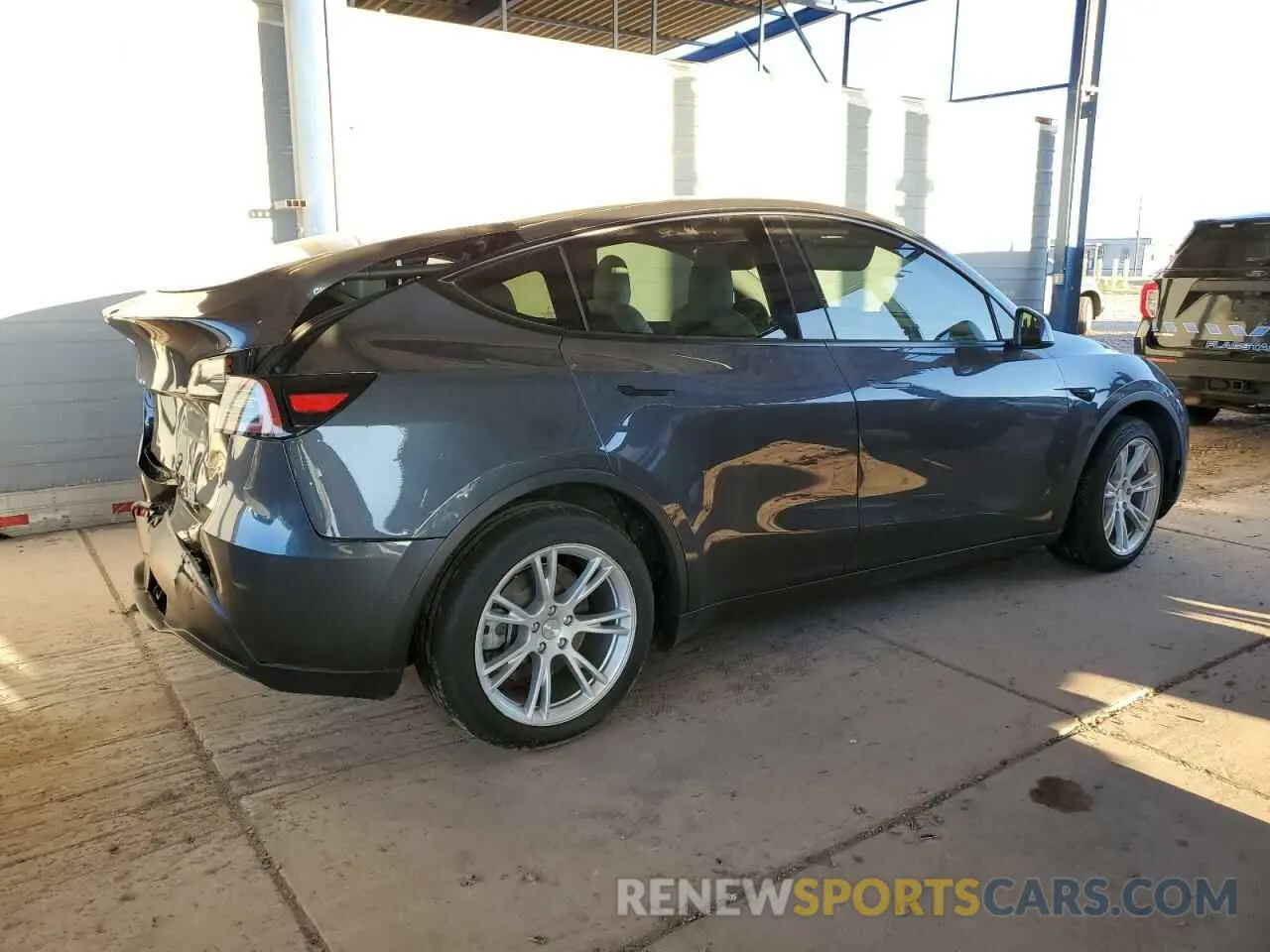 3 fotografías del automóvil dañado 5YJYGDEEXMF151557 TESLA MODEL Y 2021
