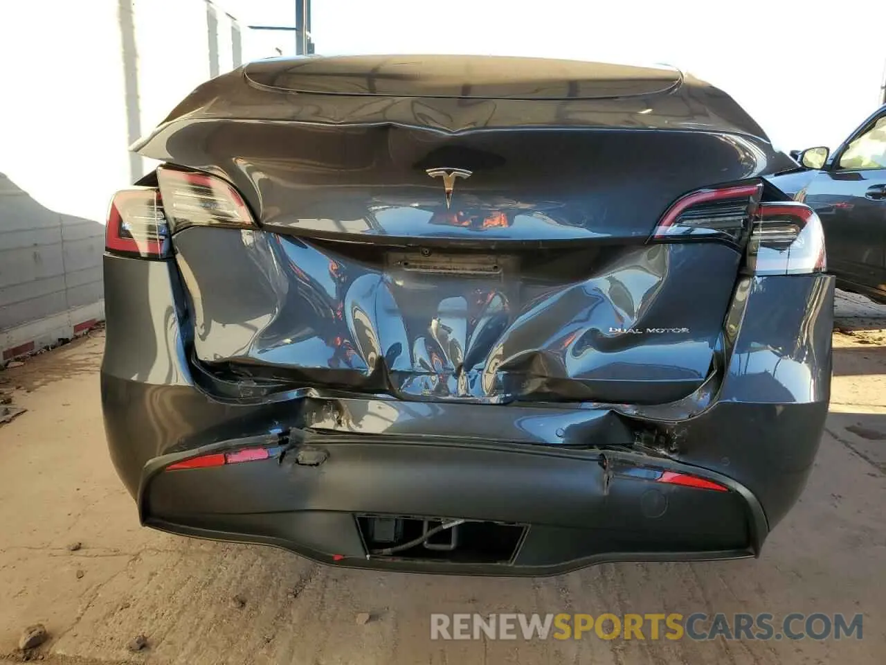6 fotografías del automóvil dañado 5YJYGDEEXMF151557 TESLA MODEL Y 2021